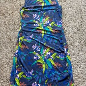 Columbia Sportswear Co Midway Bay sleeveless pullover dress Medium tropical palm
